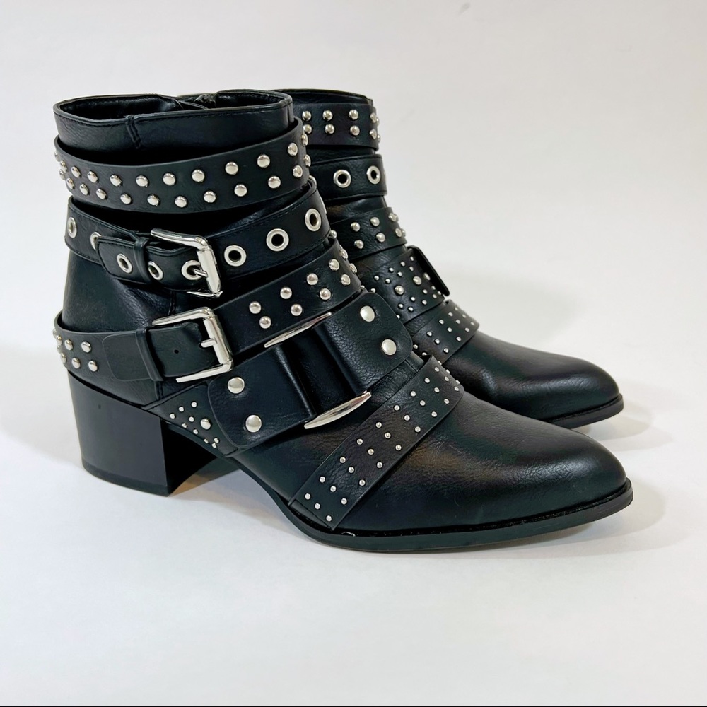 Black Studded Fergalicious Boots